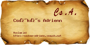 Csókás Adrienn névjegykártya